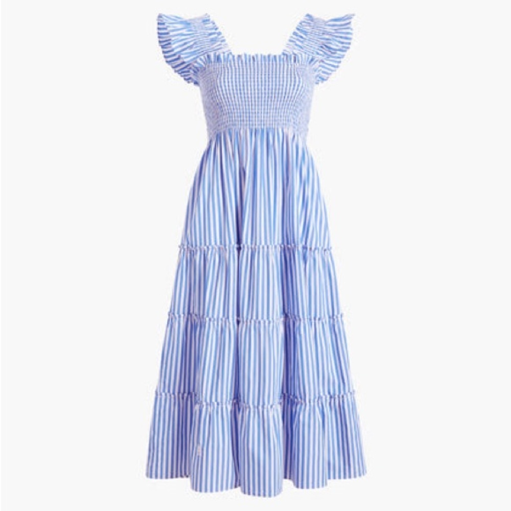 Hill House Ellie Nap Dress Blueberry Stripe XS